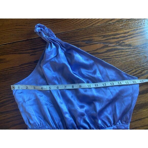 Anthropologie - One-Shoulder Silk Midi Dress - Picture 8 of 8